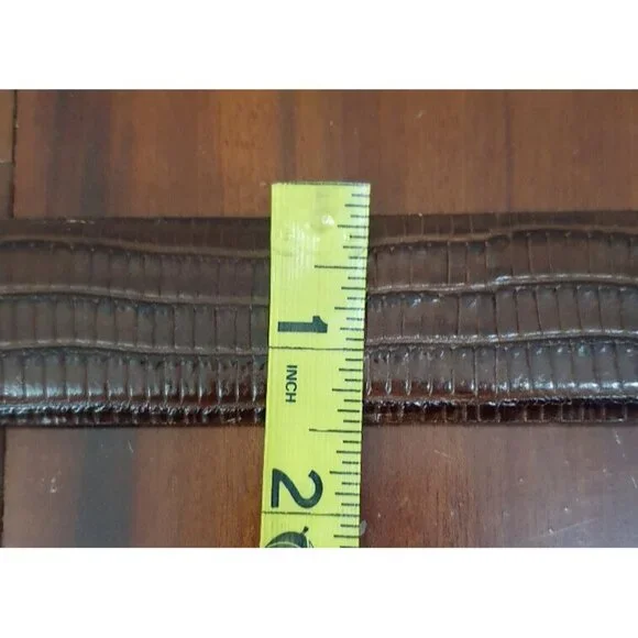 Lejon Men's Brown Le Bernardin Leather Belt Size 48